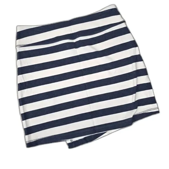 Athleta Navy & White Buttery Soft Wrap Skirt Size XS - Picture 6 of 6